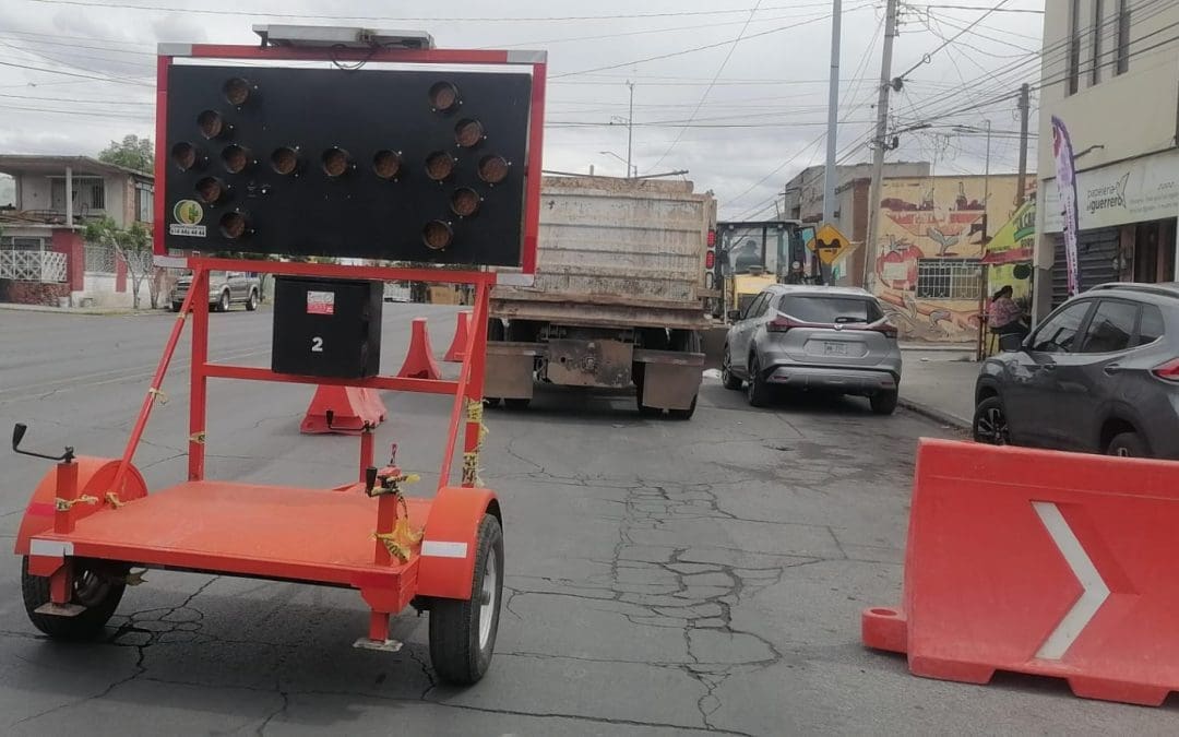 Reportan cierre parcial por obras de JMAS en avenida de la Junta