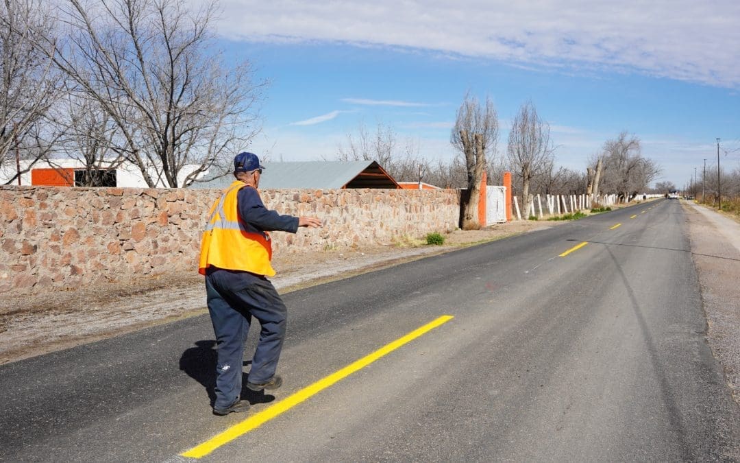 Rehabilitan caminos rurales en Chihuahua Capital en coordinación con Estado
