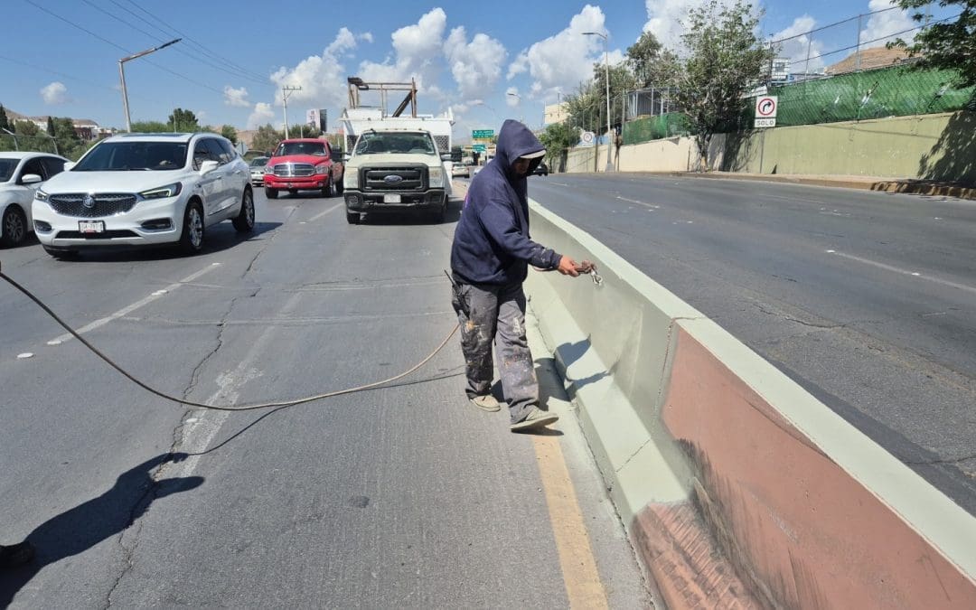Finalizan trabajos de pintura en La Cantera para mejorar imagen urbana