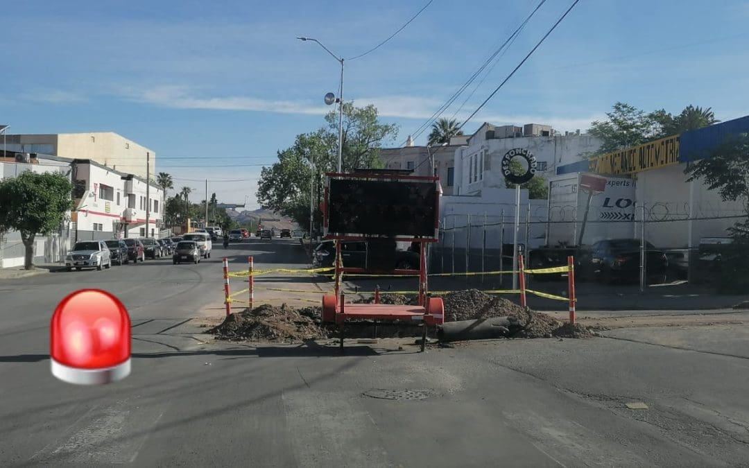 Obras de la JMAS colapsan circulación en dos puntos clave de la ciudad