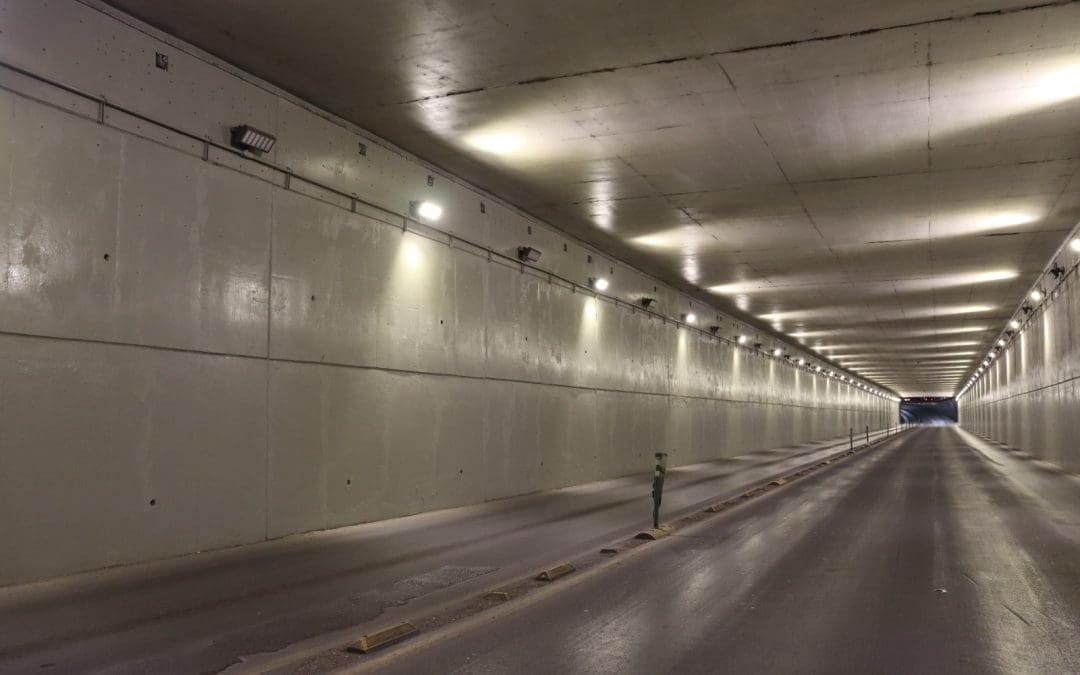 Finalizan trabajos de pintura en túnel de Cantera y Ramírez Calderón