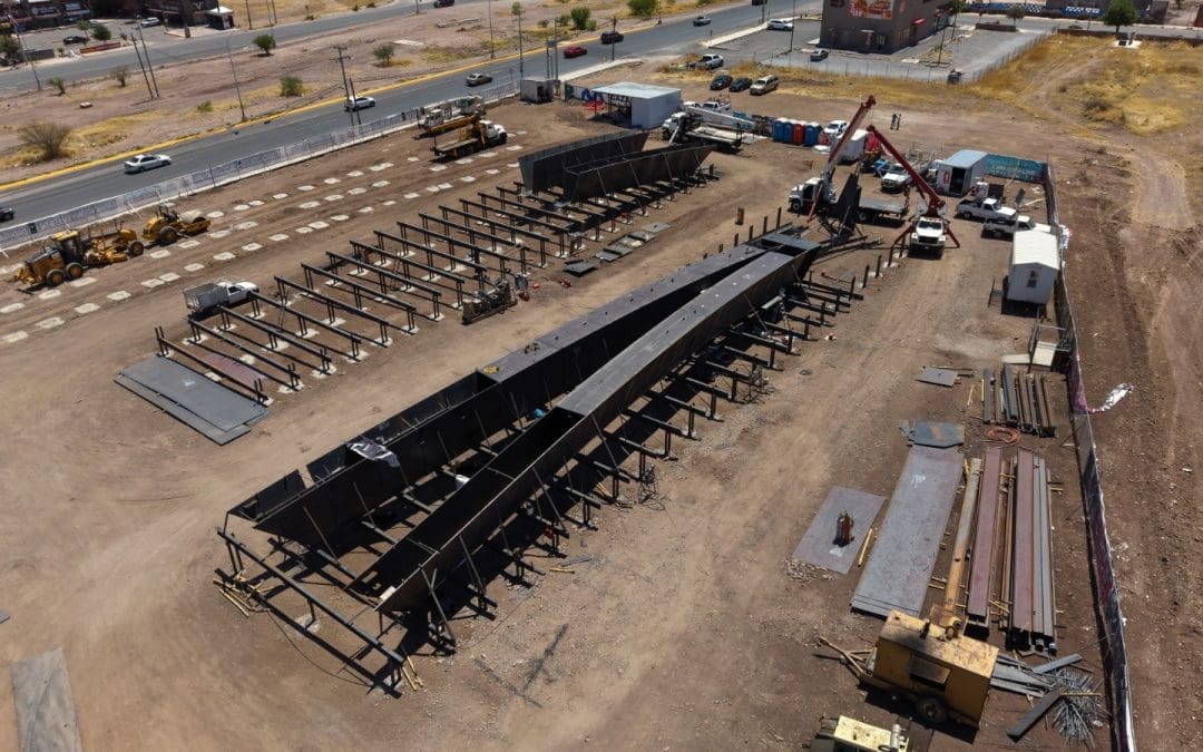 Emplearán 1,200 toneladas para fabricar arco de la Gaza de Juventud