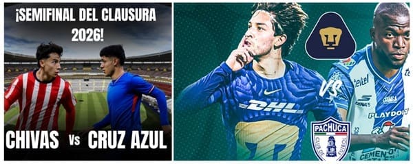 Chivas, Cruz Azul y Pumas, Pachuca por su boleto a la fiesta grande del futbol mexicano