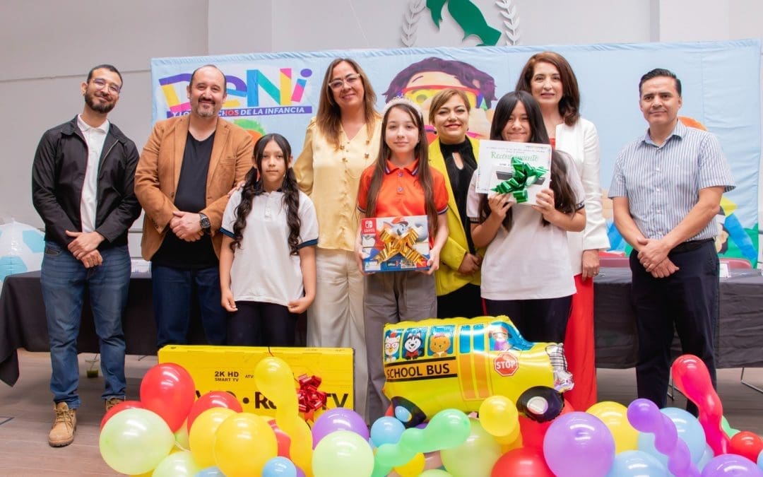 Premia CEDH a niñas y niños ganadores del concurso “Dibujando mis Derechos»