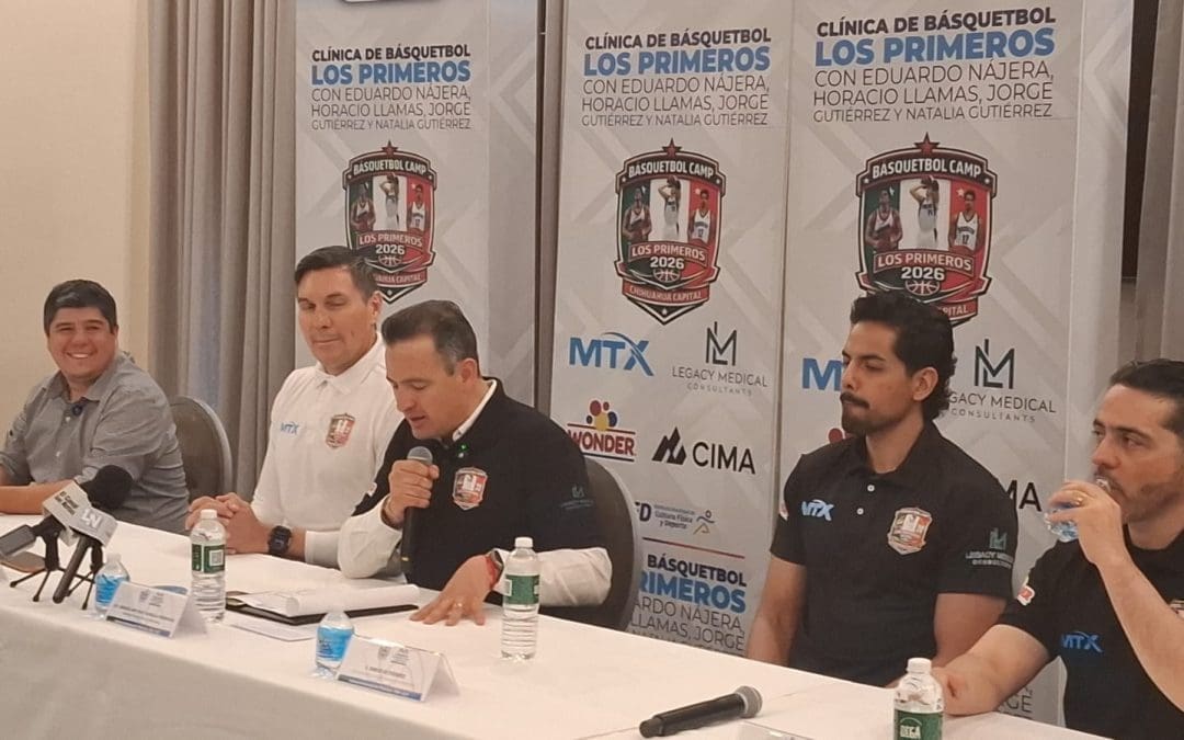 El deporte es una prioridad para la capital, afirma Marco Bonilla al dar a conocer la Clínica de Basquetbol