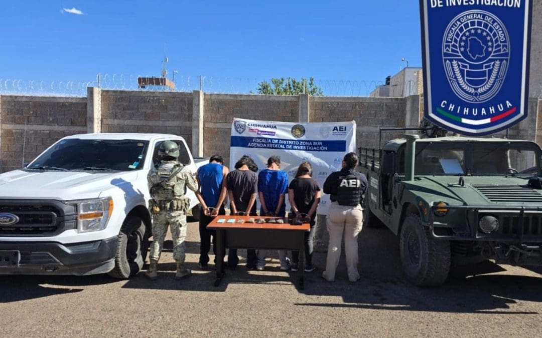 4 menores «halconeaban» en Allende, son detenidos