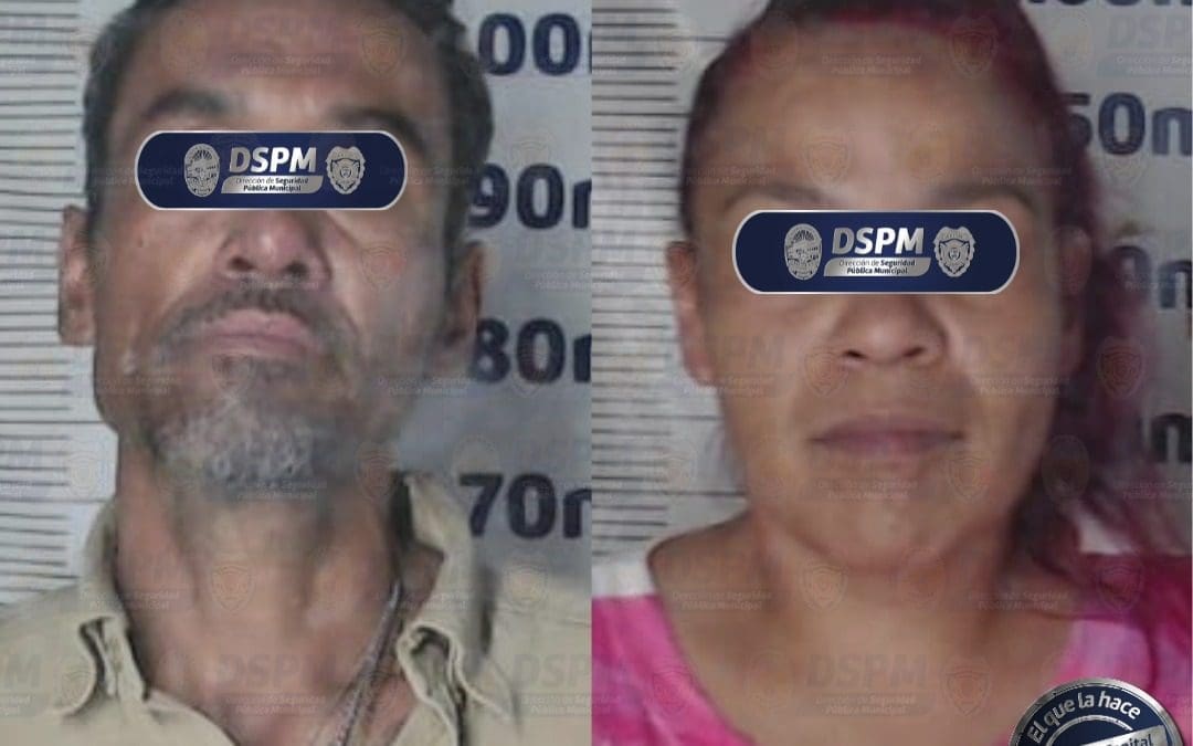 Detienen a pareja que caminaban en los techos, cargaban drogas