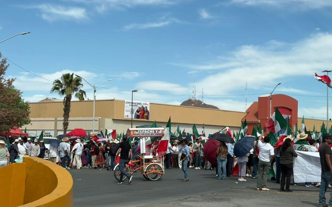Arriban morenistas a la División del Norte para iniciar marcha por la Soberanía