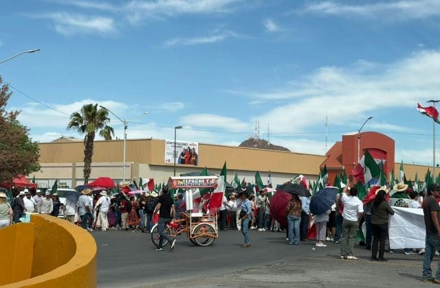 Arriban morenistas a la División del Norte para iniciar marcha por la Soberanía