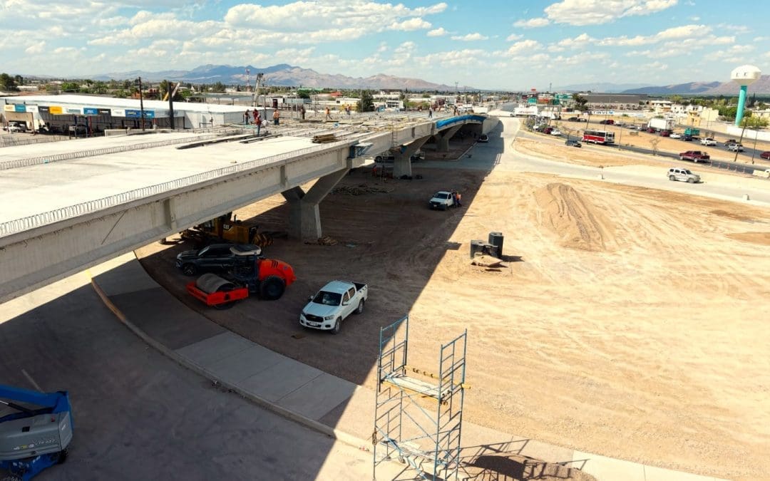 Alcanza construcción de Paso Superior en Carr. Aldama el 70%
