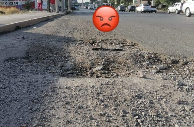 Trabajos inconclusos de la JMAS provocan baches en Tecnológico y Niños Héroes