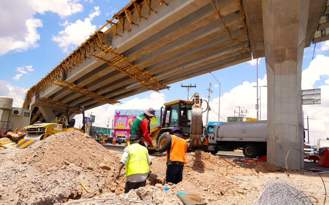 Alcanza 68% construcción de Paso Superior en Nogales e Industrias