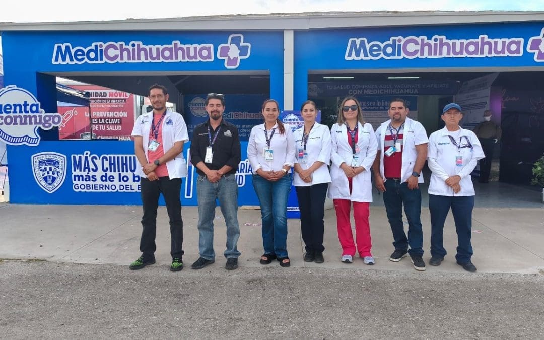 Estos son los servicios del stand de MediChihuahua dentro de la Feria de Santa Rita