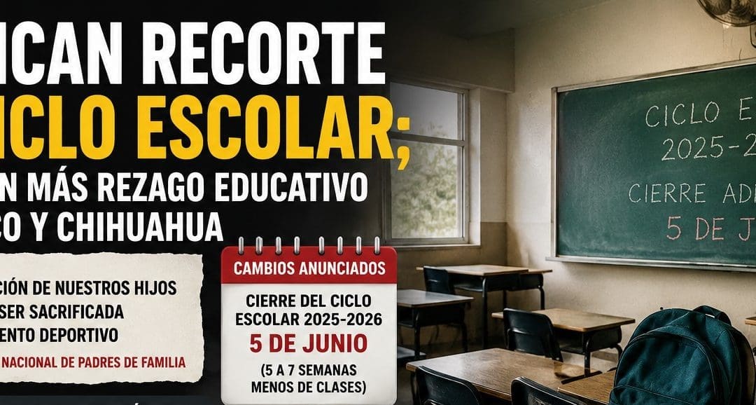 Critican recorte al ciclo escolar; advierten más rezago educativo