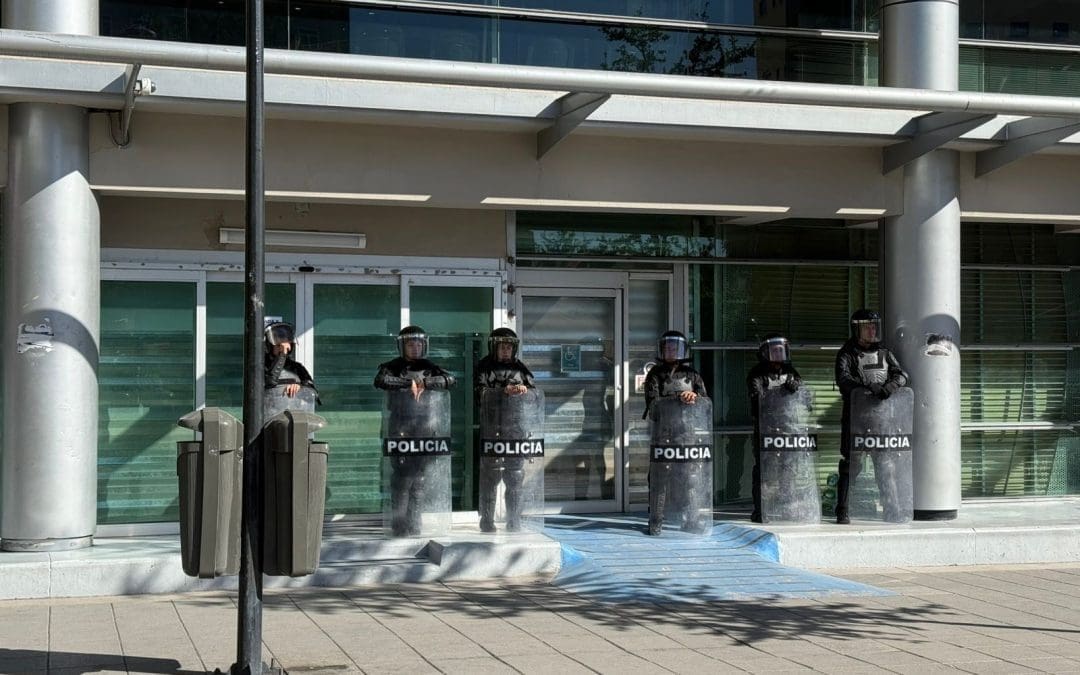Antimotines en el Congreso por solicitud de la institución, no para reprimir: SSPE