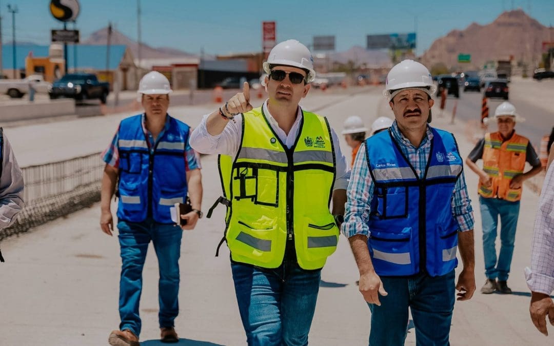 Supervisa Bonilla avance en puente de carretera Aldama y Fuerza Aérea