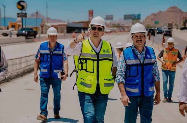 Supervisa Bonilla avance en puente de carretera Aldama y Fuerza Aérea