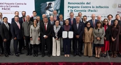 Renueva Sheinbaum acuerdo contra la inflación