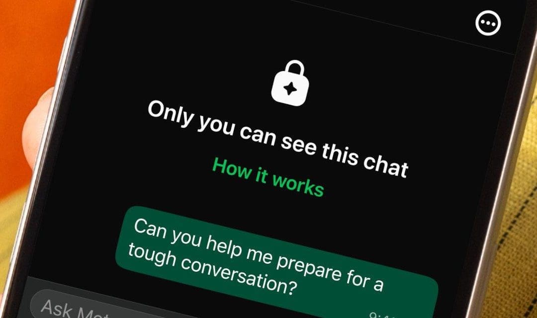 WhatsApp lanza modo de chat privado con inteligencia artificial