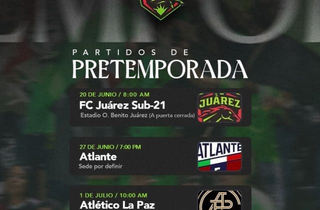 Juárez se medirá a Zacatecas en amistoso