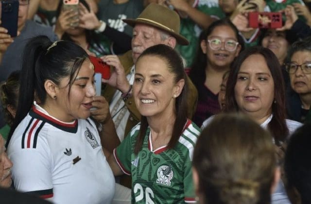 Sheinbaum sigue inauguración del Mundial 2026 desde deportivo en Gustavo A. Madero