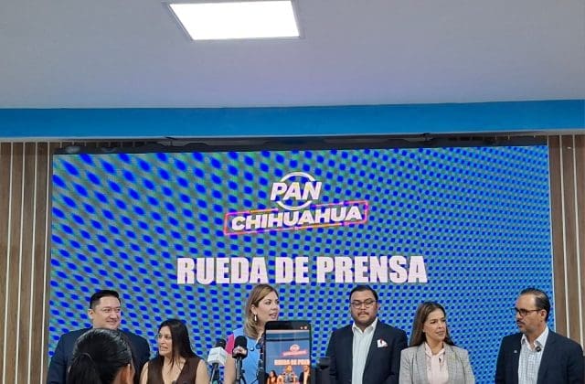 Integrantes del PAN chihuahua presentan reforma electoral