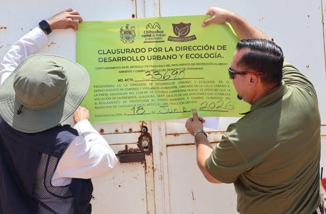 Clausuran 11 recicladoras tras operativo municipal en Chihuahua
