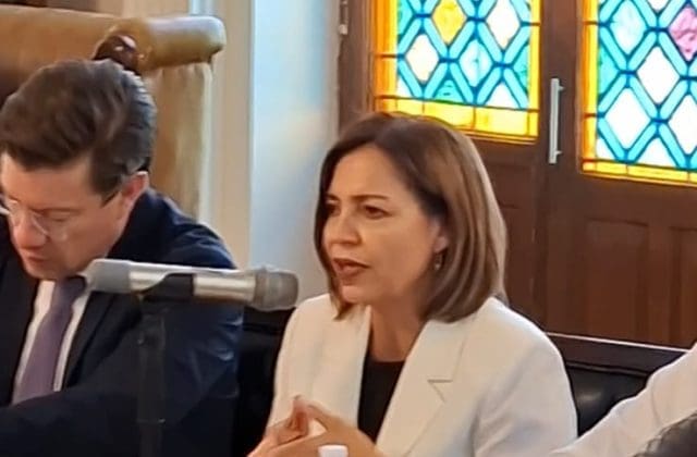 Acusa Rosa Isela Martínez a Morena de oponerse al blindaje electoral contra el crimen organizado