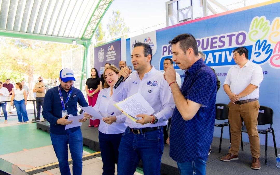Anuncian aumento al Presupuesto Participativo 2027; buscarán destinar 360 millones de pesos