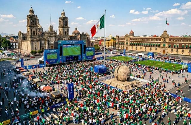 Limitarán aforo del FIFA Fan Fest en el Zócalo para partido de México