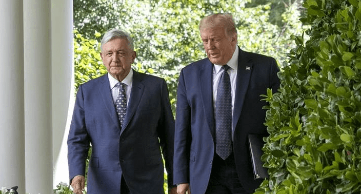 Respalda AMLO a Sheinbaum y pide a Trump a reflexionar sobre asesorías