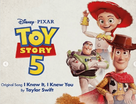 ¡Súbanle al volumen! Taylor Swift interpretará tema de Toy Story 5