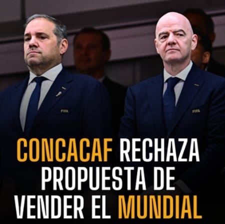 Concacaf rechaza la propuesta de la FIFA