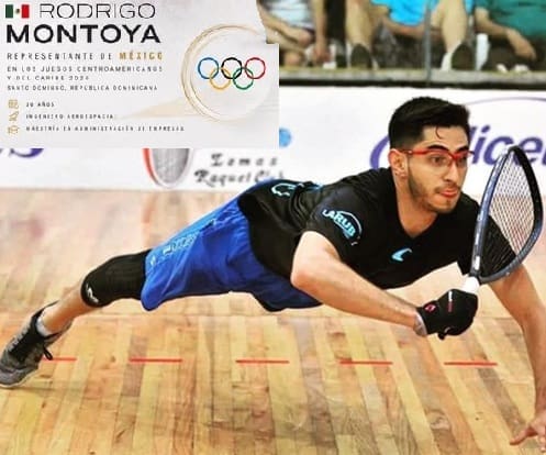 El raquetbolista chihuahuense Rodrigo Montoya se mete a semifinales en los JCC Santo Domingo 2026