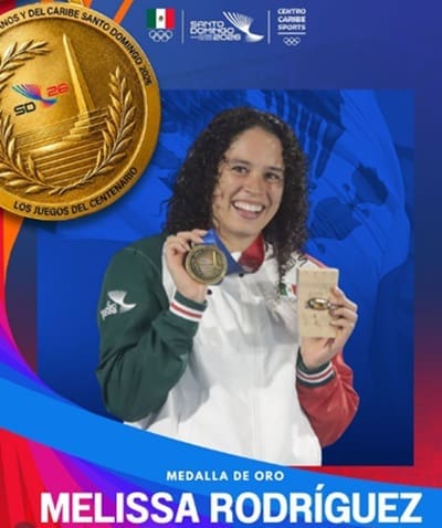 Melissa Rodríguez se colgó el oro en los JCC Santo Domingo 2026