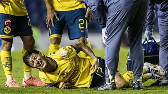 Malas noticias para el América, Zendejas es baja indefinido