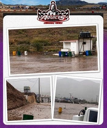 Cancelan la quinta fecha del Aquiles Speedway Park por mal clima