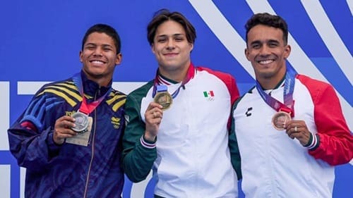 Olvera y Celaya le dan oro a México en trampolín de los JCC Santo Domingo 2026