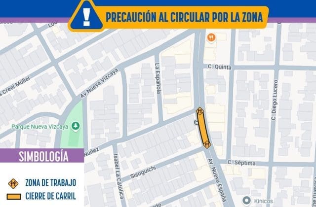 Reparación de drenaje afectará circulación en avenida Nueva España