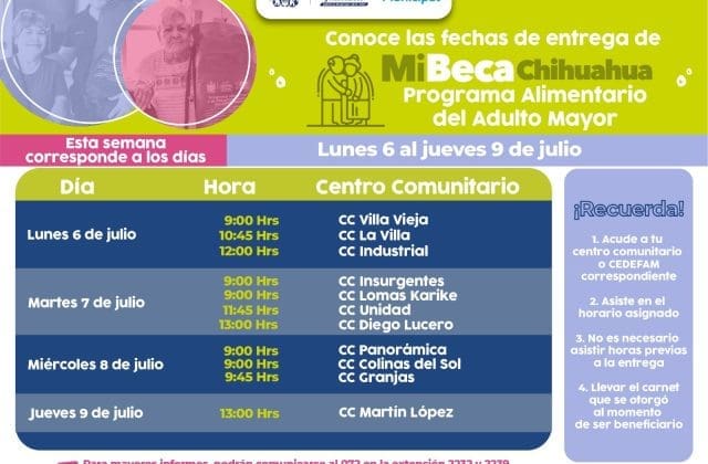 ¡Atención adultos mayores! DIF Municipal inicia entrega de paquetes alimentarios del PAAM