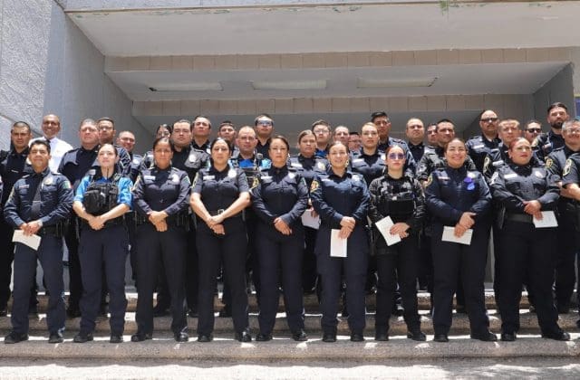 Reconoce Municipio a 36 policías y bomberos por acciones destacadas en favor de la ciudadanía