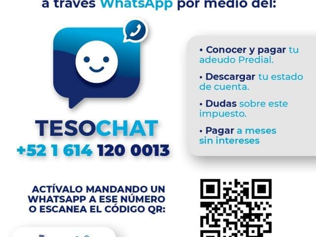 Invita Municipio a aprovechar descuento del 80% en recargos del Predial