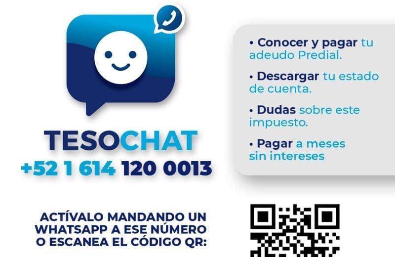 Invita Municipio a aprovechar descuento del 80% en recargos del Predial