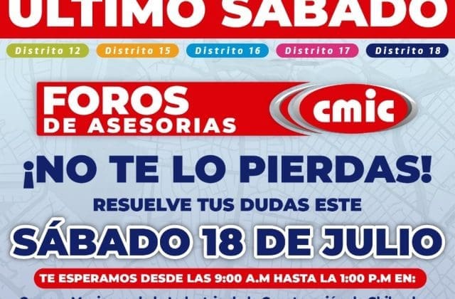 Invitan al último foro de asesorías del Presupuesto Participativo 2027