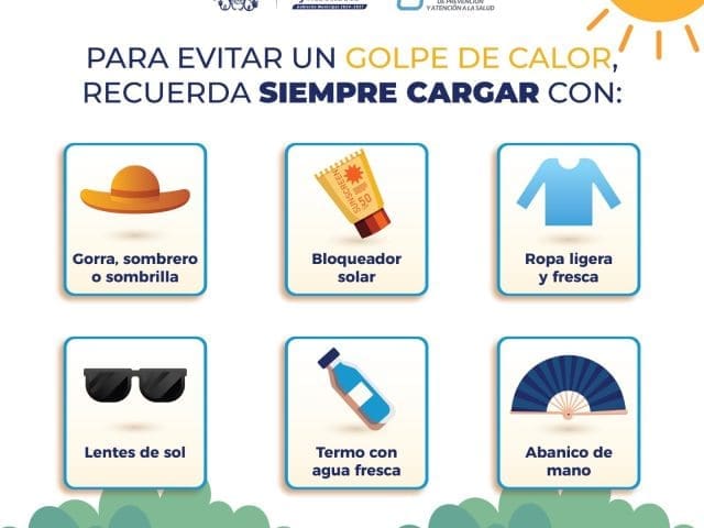 Exhortan a prevenir golpes de calor ante aumento de temperaturas