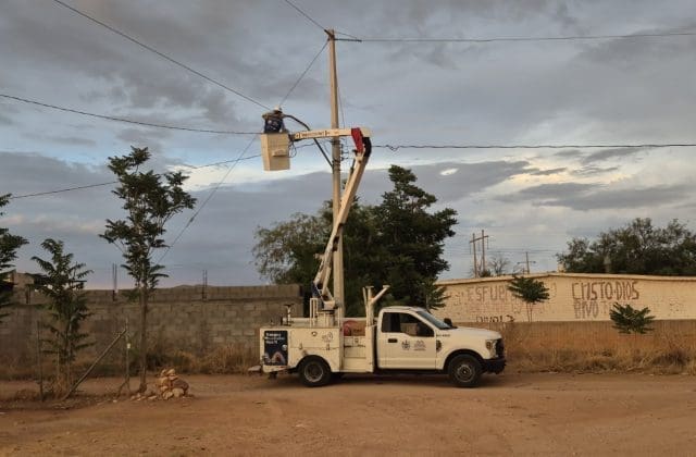 Modernizan alumbrado público LED en 40 ejidos del municipio de Chihuahua