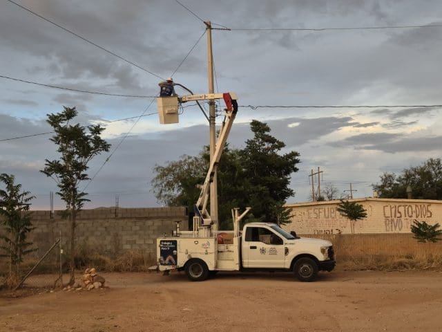 Modernizan alumbrado público LED en 40 ejidos del municipio de Chihuahua