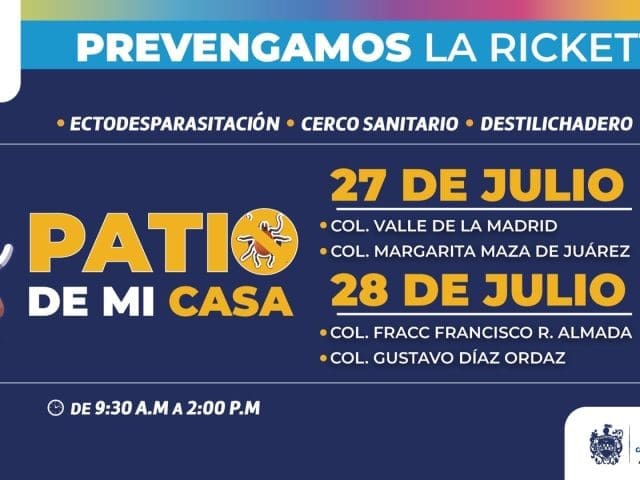 Programa “Patio de mi Casa” llevará servicios preventivos a tres colonias