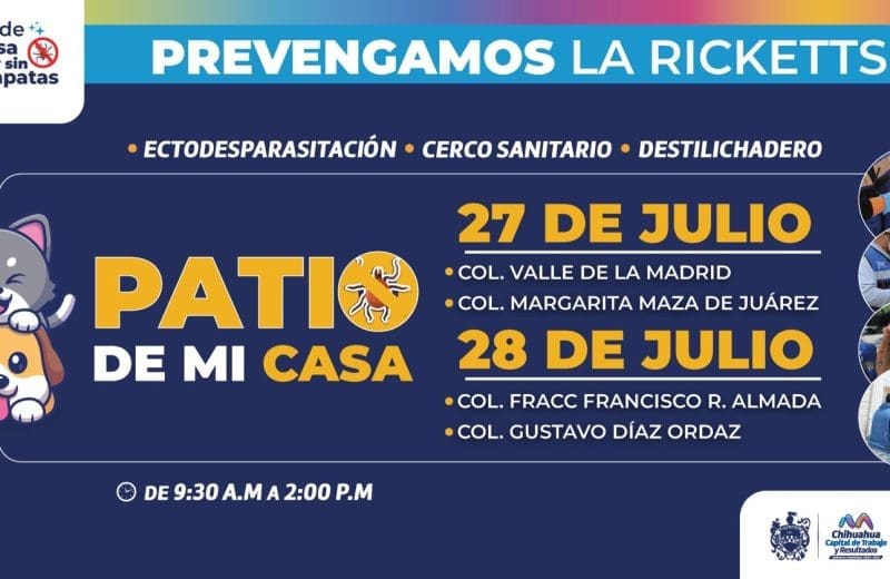 Programa “Patio de mi Casa” llevará servicios preventivos a tres colonias