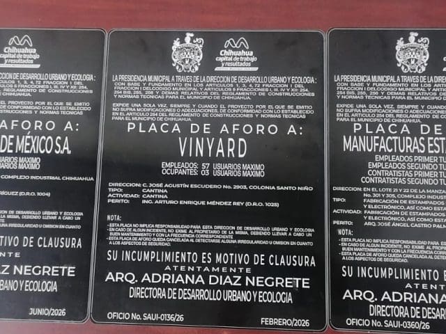 Invitan a negocios a tramitar Dictamen y Placa de Aforo para reforzar la seguridad